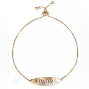 Giani Bernini Cubic Zirconia Sterling Silver "Mom" Bolo Bracelet